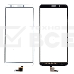 Сенсорное стекло (тачскрин) для Huawei Honor 7C pro, белое, фото3