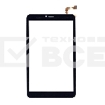 Сенсорное стекло (тачскрин) для BQ-8041L Art, черное, фото3
