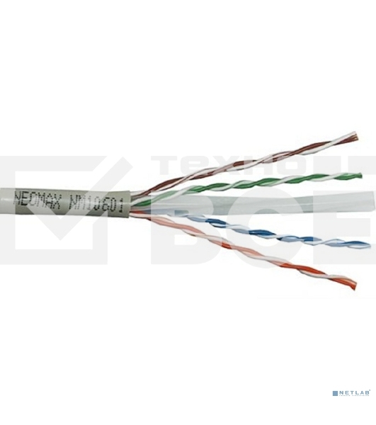 Кабель NEOMAX NM10601 Кабель UTP cat.6 4 пары (305 м) 0.57мм Taiwan