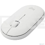 Мышь беспроводная Logitech Pebble M350 белый, 1000 dpi, радиоканал, Bluetooth, USB, кнопки - 3, фото3
