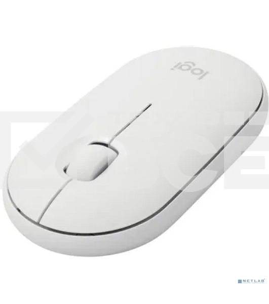 Мышь беспроводная Logitech Pebble M350 белый, 1000 dpi, радиоканал, Bluetooth, USB, кнопки - 3