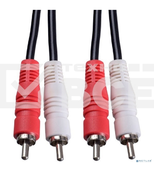 Кабель PERFEO 2xRCA вилка - 2xRCA вилка, 3 м (R3004)