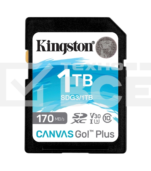 Карта памяти Kingston 1TB SDXC Canvas Go Plus 170R C10 UHS-I U3 V30/ Kingston 1TB SDXC Canvas Go Plus 170R C10 UHS-I U3 V30