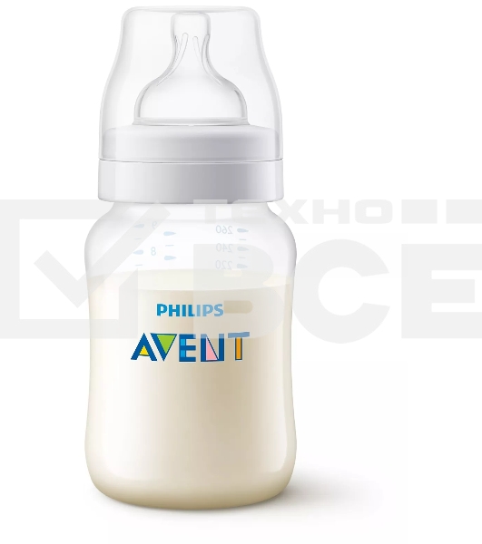 Бутылочка для кормления, Anti-colic 1+ мес., 260 мл, 2 шт.
