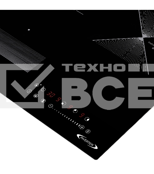 Индукционная варочная панель Maunfeld CVI453SBBKD Inverter