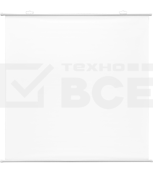 Экран Cactus 180x180см Map type CS-PSRM-180x180-WT 1:1 настенно-потолочный рулонный белый