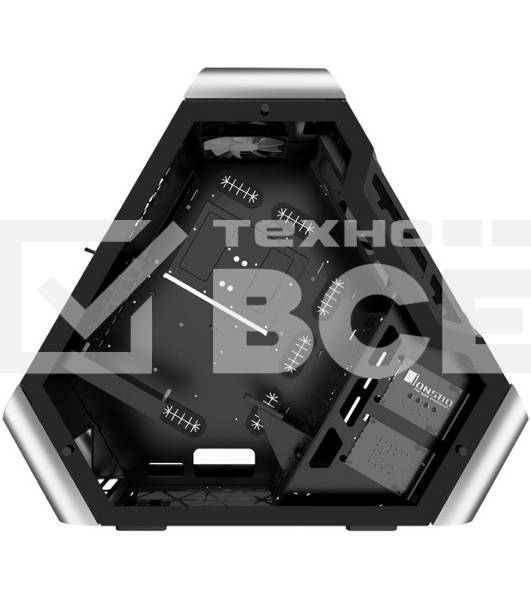 Компьютерный корпус JONSBO TR03-G Silver без БП, боковая панель из закаленного стекла, mini-ITX, micro-ATX, ATX, серебристый