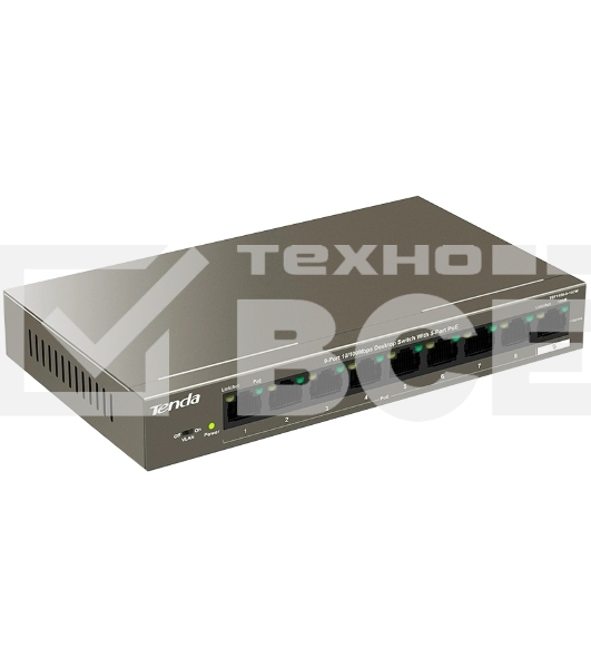 Коммутатор 9PORT 10/100M POE TEF1109P-8-102W TENDA