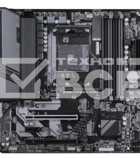 Материнская плата Gigabyte B550M GAMING X WIFI6, AM4, AMD B550, 4xDDR4, 4xSATA, 2xM.2, 1xPCIe 4.0 x16, 1xPCIe 3.0 x4, 1xPCIe 3.0 x1, 1xDP, 1xHDMI, 1x1Gb LAN, Wi-Fi 6, Bluetooth 5.3, 4xUSB-A 5Gbps, 2xUSB-A 2.0, 3x3.5 мм, 7.1, mATX