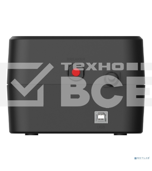 Источник бесперебойного питания CBR LGT-850H-6F-LDB Offline 850VA/480W 6Ah12V 6 x Shuko+ Breaker