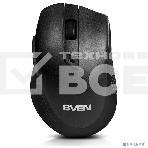 Мышь беспроводная SVEN RX-425W черный, 1600 dpi, радиоканал, USB, кнопки - 6, фото15