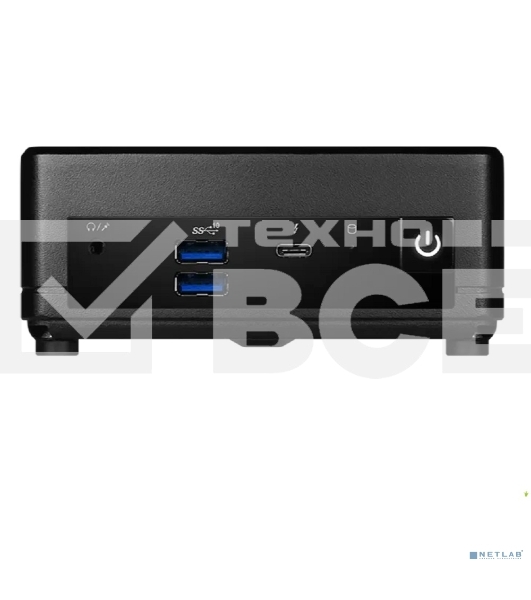 Неттоп MSI Cubi 5 1M-615XRU Core 7 150U (1.8) 16Gb SSD1Tb Graphics CR без ОС 2xGbitEth WiFi BT черный (9S6-B0A821-615)