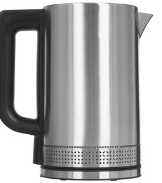 Чайник электрический BRAYER BR1060 2200 Вт, 1.7 л, стальной/черный