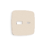 Лицевая панель OMEGA (Бежевый матовый) для розетки 2USB A+C QUANT OP3310, фото 1