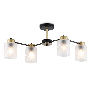 Светильник Ambrella light TR303324/4 BK/GD черный/золото E27/4 max 60W 650*290*270
