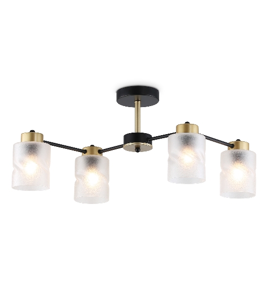 Светильник Ambrella light TR303324/4 BK/GD черный/золото E27/4 max 60W 650*290*270