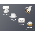 Светильник Ambrella light XT8101201SWH/PYG/CL белый песок/золото желтое полированное/прозрачный GX53, фото 1