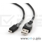 Кабель Gembird/Cablexpert CCP-mUSB2-AMBM-0.5M Кабель USB 2.0 Pro , AM/microBM 5P, 0.5м, экран, черный, пакет , фото2