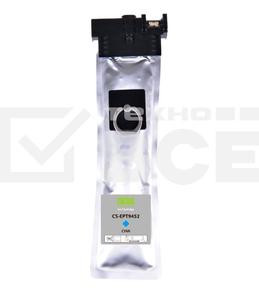 Картридж струйный Cactus CS-EPT9452 (T9452) голубой пигментный (66 мл) для Epson WF-C5290DW/C5790DW