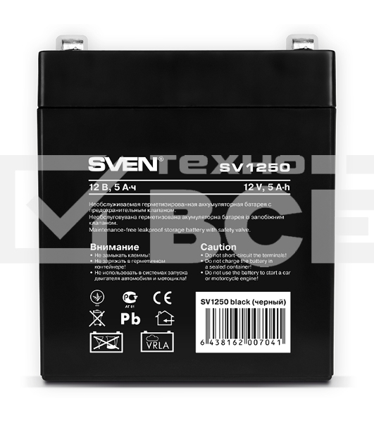 Батарея Sven SV1250 (12V 5Ah)