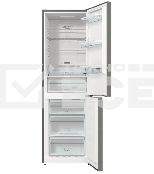 Холодильник Gorenje NRK6192AXL4 двухкамерный серебристый мат.
