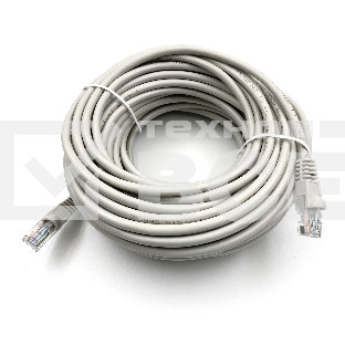 Патч-корд Buro UTP cat5E 20м серый RJ-45 (m)-RJ-45 (m)