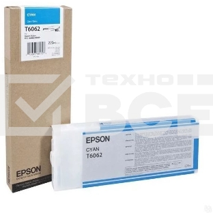 Картридж струйный Epson C13T606200 голубой (220 мл) для Stylus Pro 4800/4880