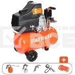 Компрессор PATRIOT EURO 24-240K + набор пневиоинструмента KIT 5В1.5кВт 220В 240л/мин 24л, фото5