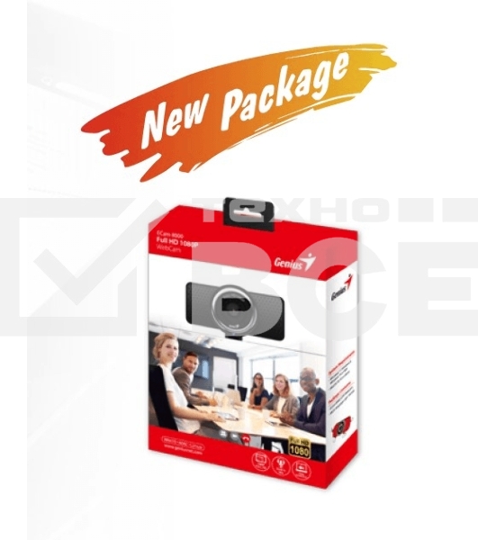 Интернет-камера Genius ECam 8000 красная (Red) new package