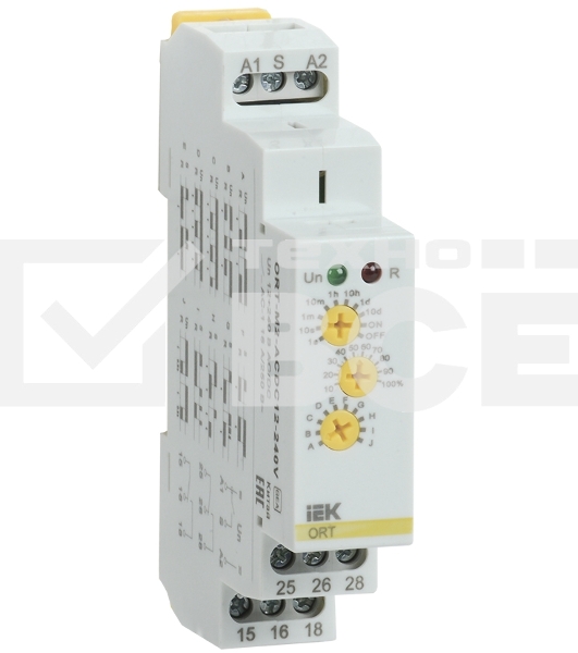 Реле времени многофункц. ORT 2 контакта 12-240В AC/DC IEK ORT-M2-ACDC12-240V