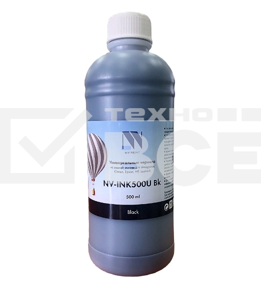 Чернила NV-INK500U Black универсальные на водной основе для аппаратов Сanon/Epson/НР/Lexmark (500 ml) (Китай)