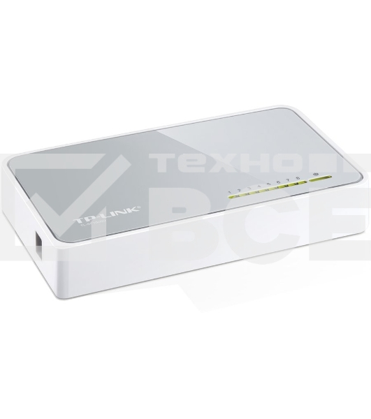 Коммутатор TP-Link SOHO TL-SF1008D Коммутатор 8-port 10/100M mini Desktop Switch, 8 10/100M RJ45 ports, Plastic case