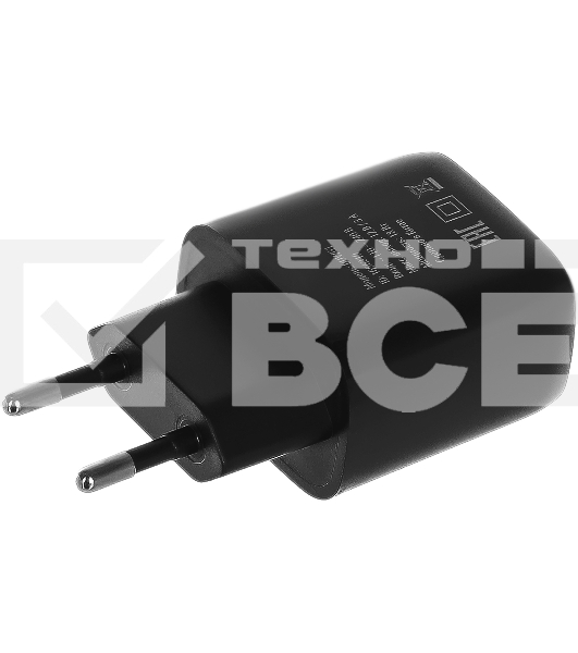 Сетевое зарядное устройство Buro BUWG1 3A QC черный