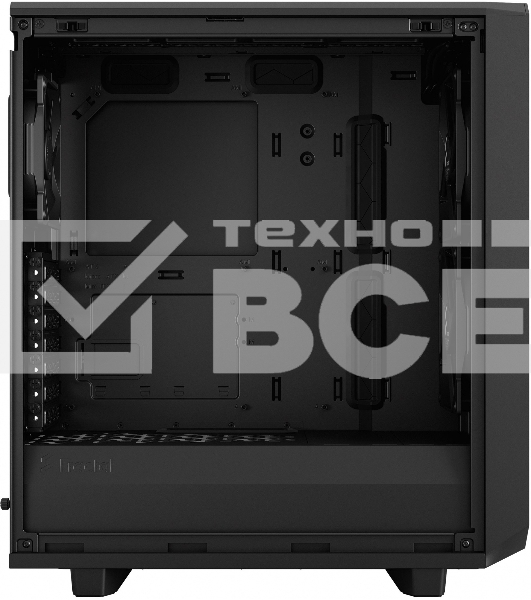 Корпус Fractal Design MESHIFY 2 COMPACT BLACK - TG / ATX, TG / 2x140mm & 1x120mm fans inc. / FD-C-MES2C-03