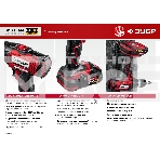 Дрель-шуруповерт аккумуляторная Зубр ДШУ-185-22, Аккумуляторный, 18В, 2 АКБ, Ударный, Кейс, фото16