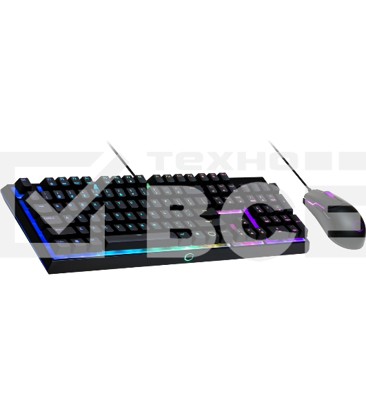 Комплект: Игровая клавиатура+мышь Cooler Master Keyboard Combo, MS110, RU layout, Revised