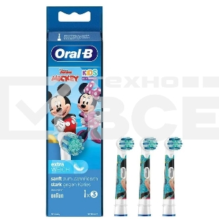 Насадка для зубной щетки MICKEY EXTRA SOFT  3PCS ORAL-B