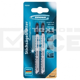 Полотна для электролобзика  по дереву, 2 шт. ( 3101 - T101B ) Gross