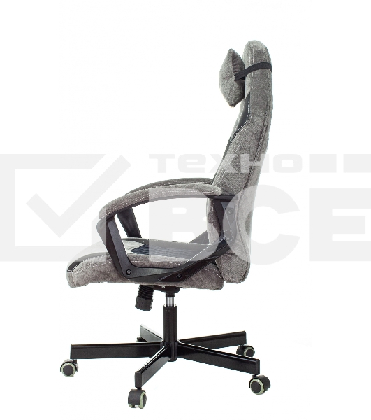 Кресло игровое Бюрократ VIKING 6 KNIGHT B FABRIC черный крестовина металл/пластик