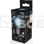 Лампа Gauss Filament А60 12W 1250lm 4100К Е27 LED 1/10/40, фото5