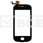 Сенсорное стекло (тачскрин) для Fly IQ448 Chic, черное, фото2