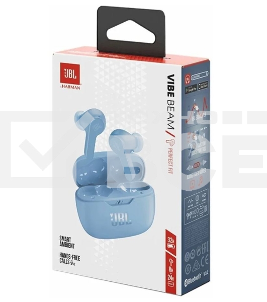 Наушники JBL  модель Wave Beam  синий
