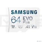 Флеш карта microSDXC 64GB Samsung EVO Plus Memory Card Samsung UHS-I U1 Class 10, Adapter, 130 MB/s, 10000 циклов, - 25°C to 85°C, RTL Samsung MB-MC64KA, фото18