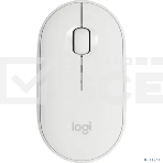 Мышь беспроводная Logitech Pebble M350 белый, 1000 dpi, радиоканал, Bluetooth, USB, кнопки - 3, фото4