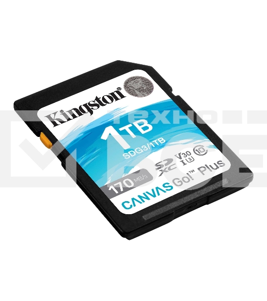 Карта памяти Kingston 1TB SDXC Canvas Go Plus 170R C10 UHS-I U3 V30/ Kingston 1TB SDXC Canvas Go Plus 170R C10 UHS-I U3 V30