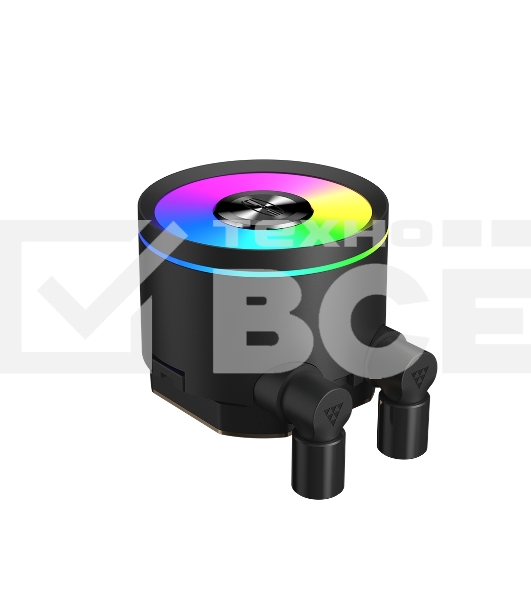 Система охлаждения PCCooler DA360 Pro ARGB BK (300W, 360mm, Black, ARGB/ Fans: 3x120mm, 75.8CFM, 33.7dBA, 2200RPM/ Pump height 57mm, 28dBA, 3000RPM, Rad thickness 27mm/ S: 1851, 1700, 1200, 20XX, 115X, AM5, AM4)
