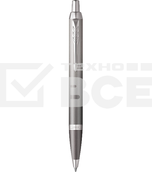 Ручка шариковая Parker IM Writing Rituals K331 (2203898) серый M син. черн. подар.кор.