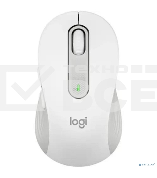 Мышь беспроводная Logitech Signature M650 белый, 4000 dpi, радиоканал, Bluetooth, USB, кнопки - 5