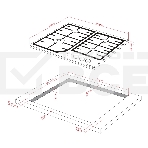 Газовая варочная панель Kuppersberg TS 68 B, фото3
