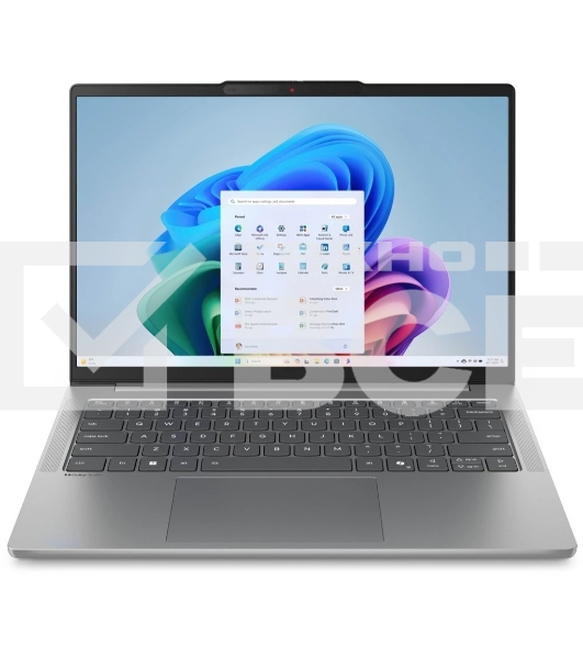 Ноутбук Lenovo IdeaPad Slim 5 14AHP10 14'(1920x1200 OLED)/AMD Ryzen 7 8845HS(3.8Ghz)/16384Mb/512PCISSDGb/noDVD/Int:AMD Radeon 780M/Cam/BT/WiFi/60WHr/war 1y/1.39kg/luna grey/noOS + 65W, RU kbd